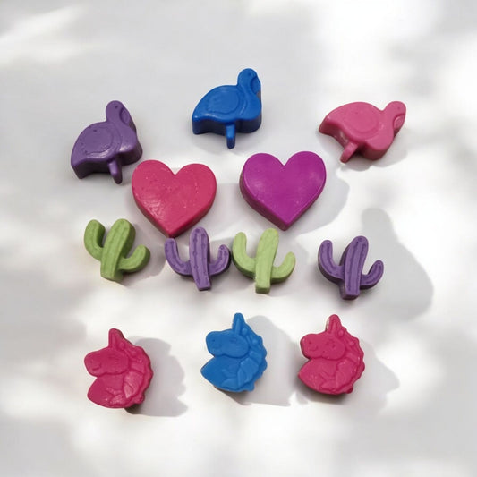 Wax Melts (Various Shapes: Hearts, Cactus, Unicorns, etc.)