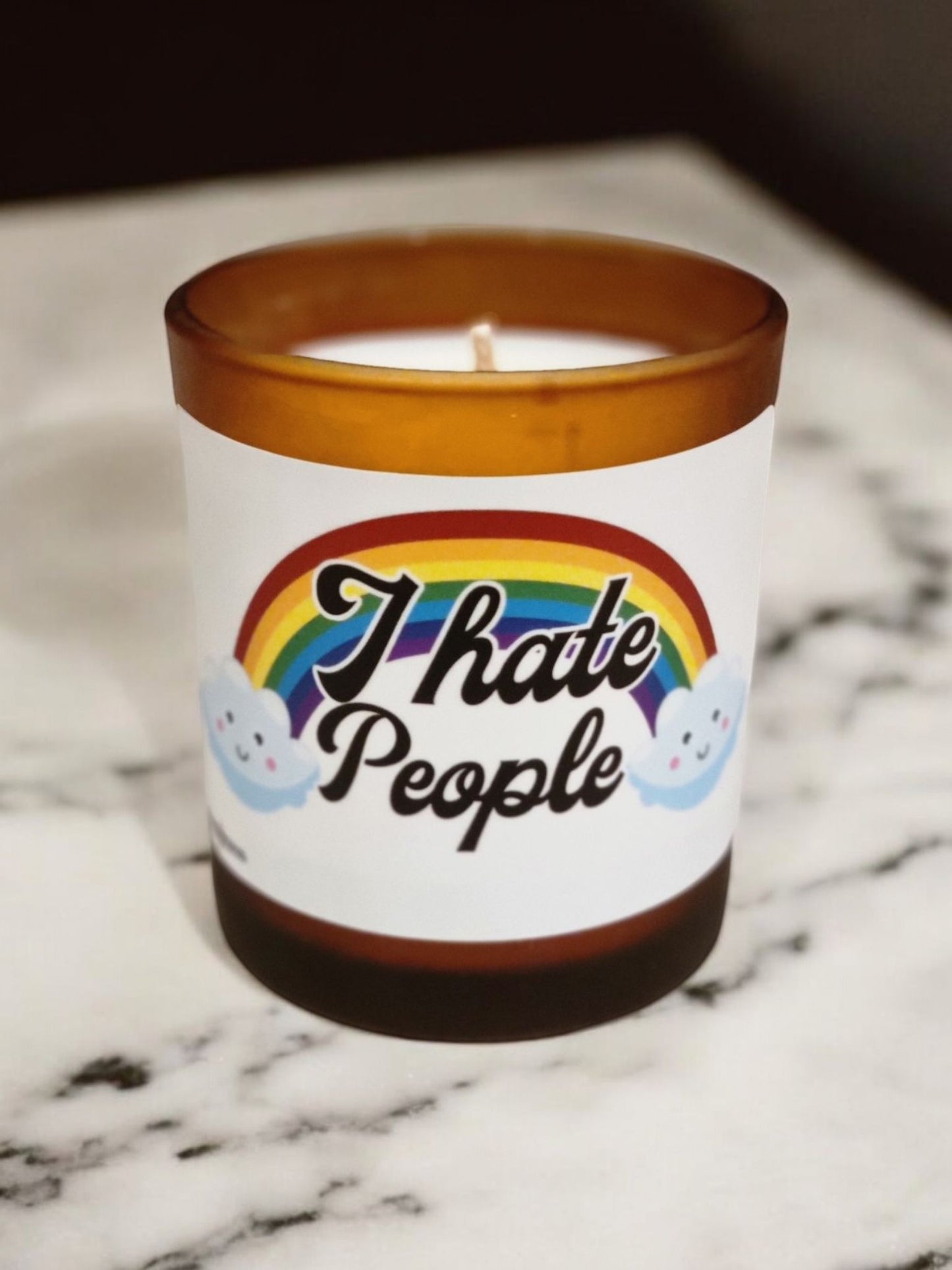 I Hate People Candle - Funny Gift