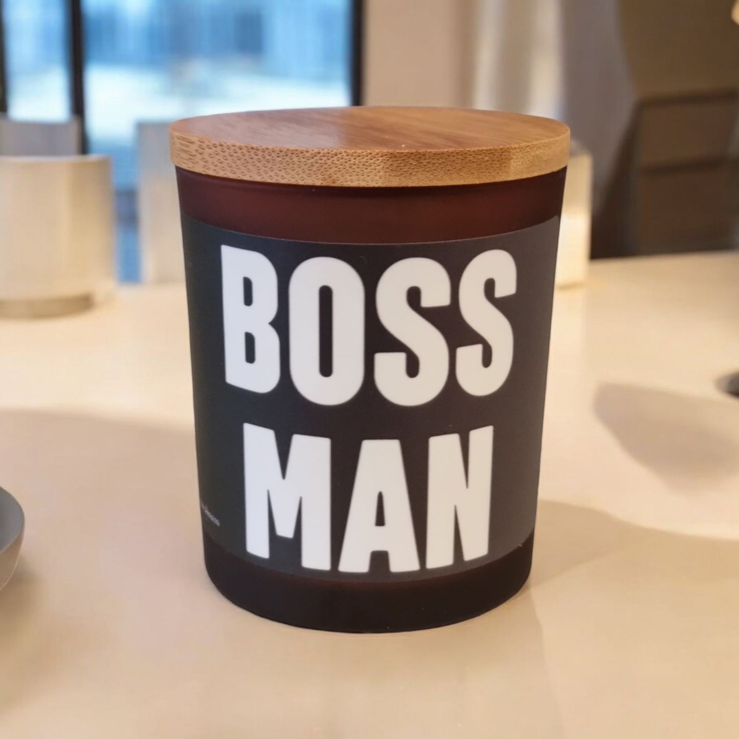 Boss Man Funny Scented Candle