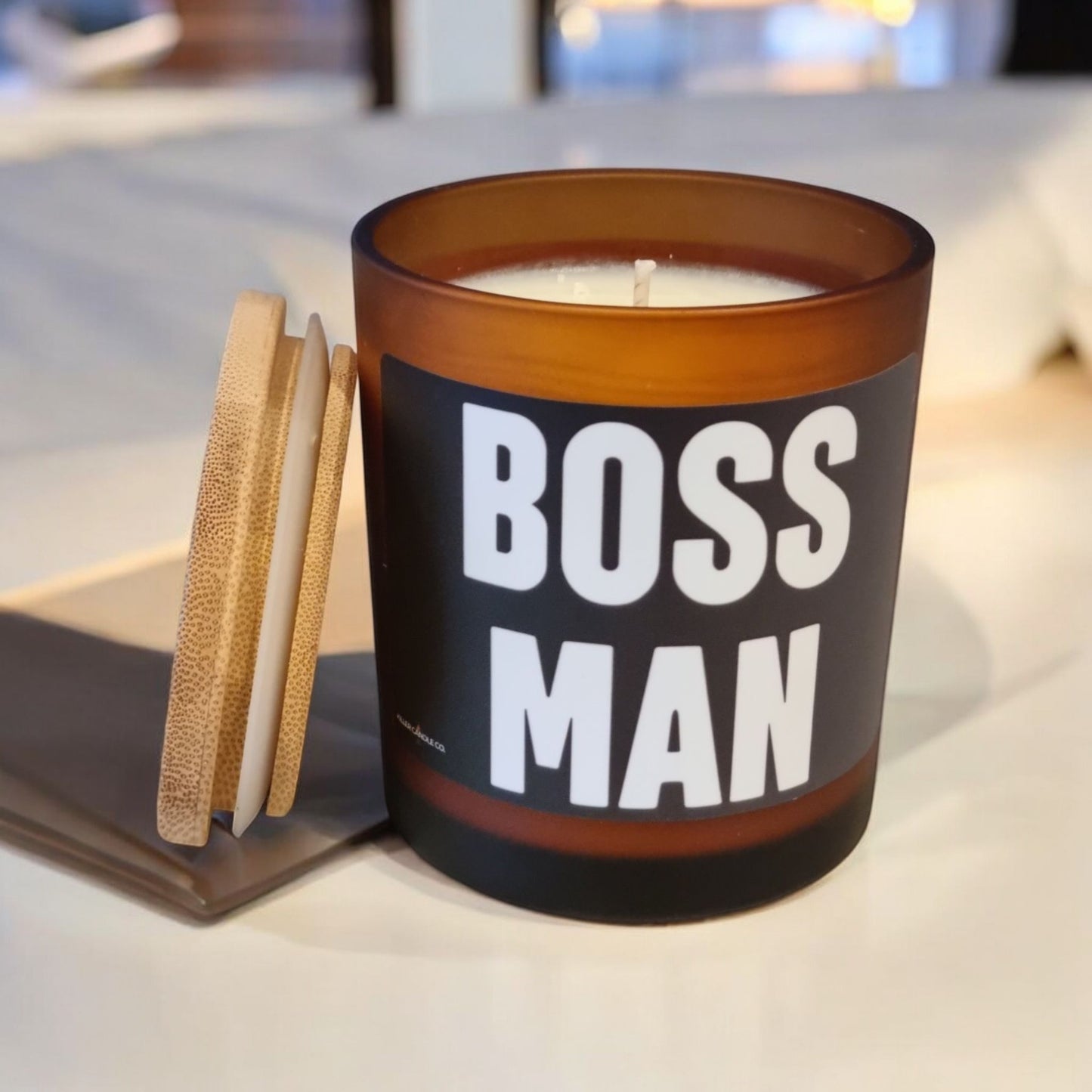 Boss Man Funny Scented Candle