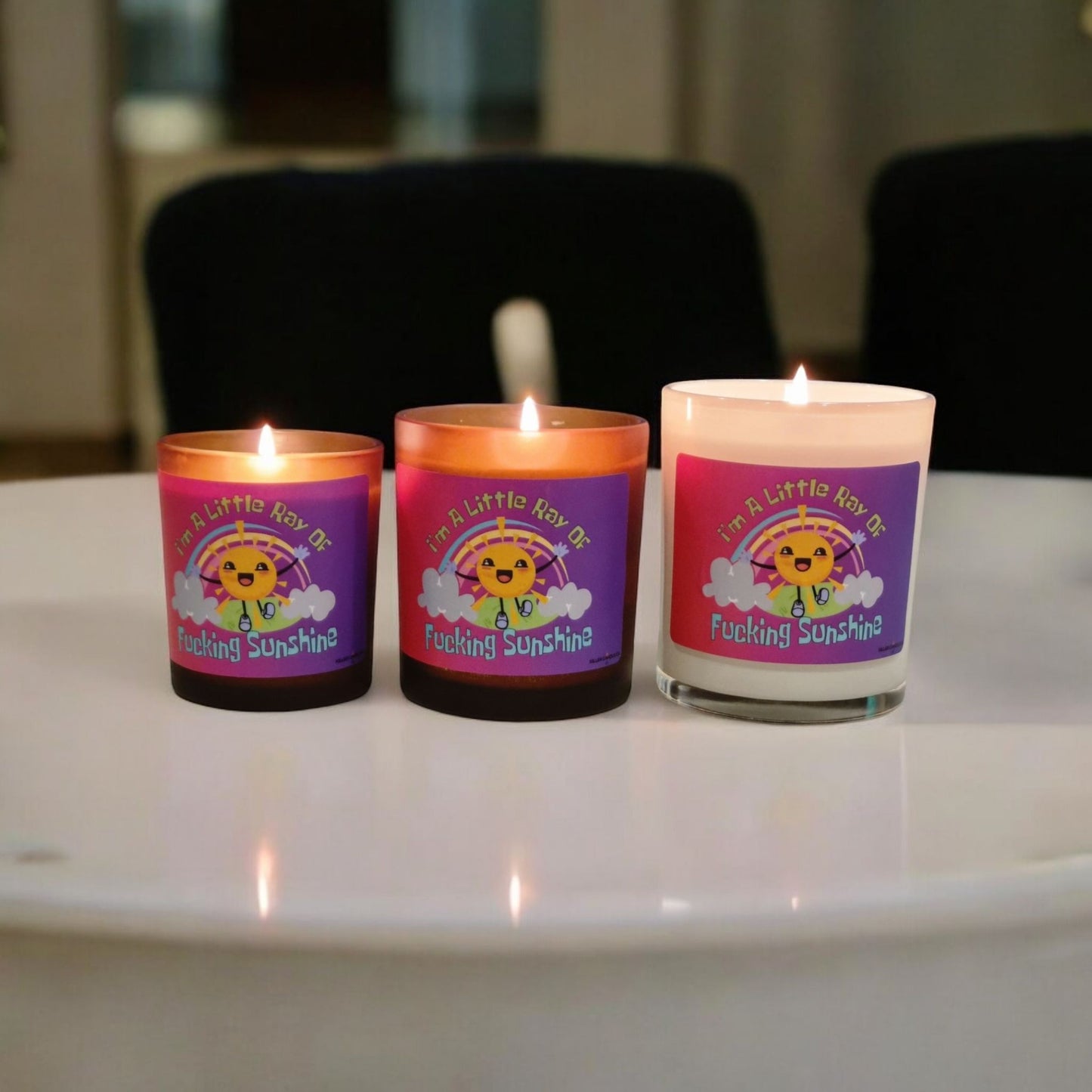I’m A Little Ray Of Fu*%ing Sunshine Candle
