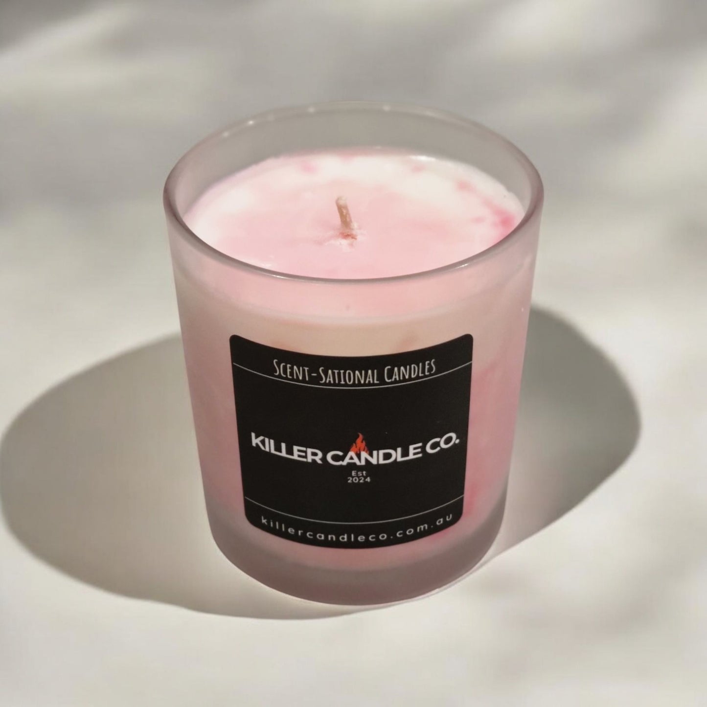 Fancy Coloured Marble Candles – Pink, Blue & Purple – Elegant Home Decor and Unique Gifts