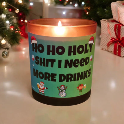 Ho Ho Holy Sh*t Candle – Funny Scented Candle for Christmas