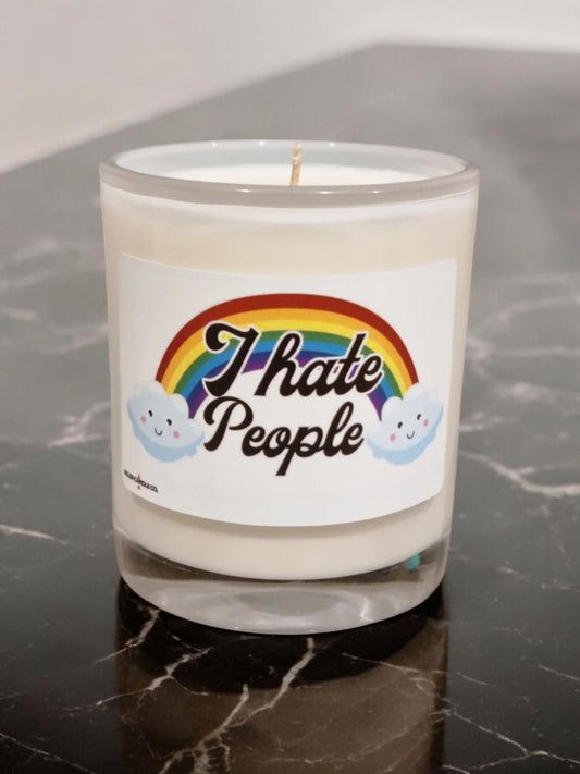 I Hate People Candle - Funny Gift
