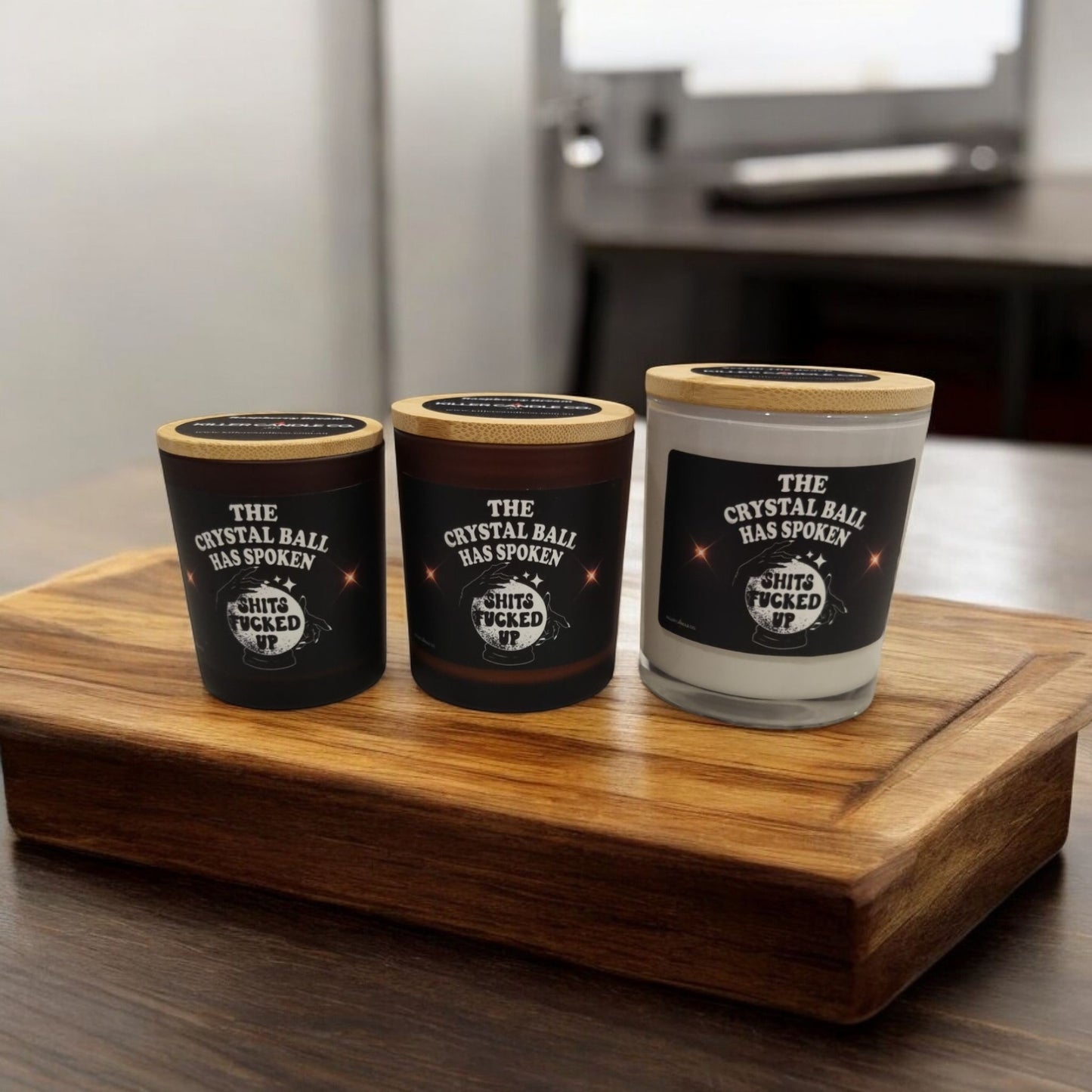 The Crystal Ball Has Spoken: Shts Fu@*ed Up! - Cheeky Scented Candle
