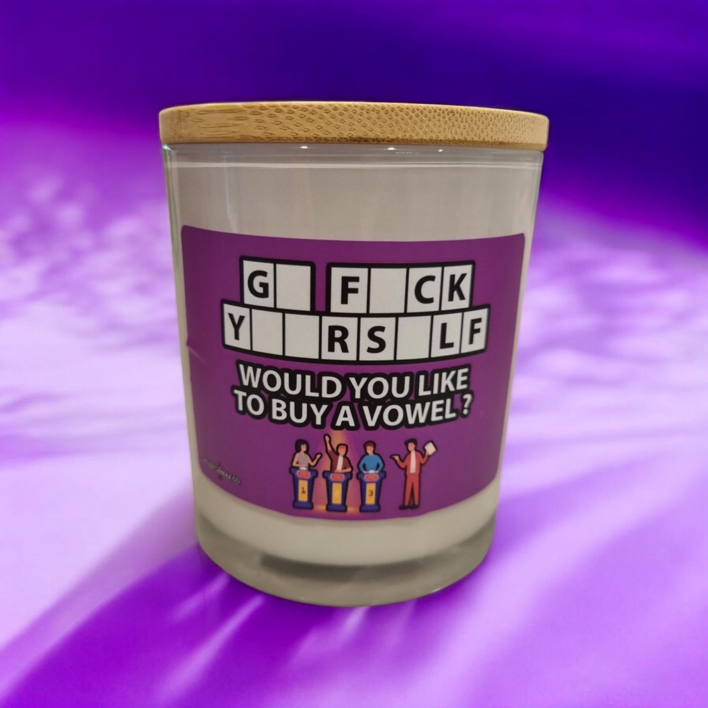 Go F Yourself Would You Like To Buy A Vowel - Cheeky Scented Candle