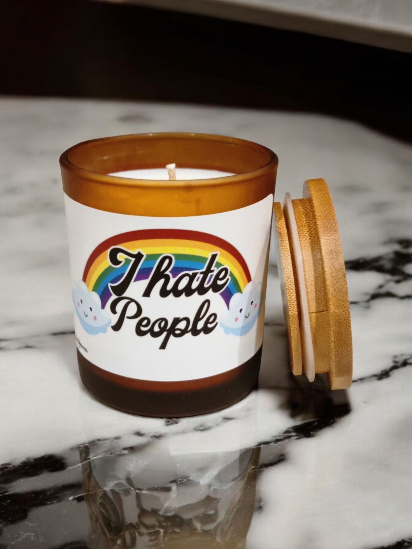 I Hate People Candle - Funny Gift