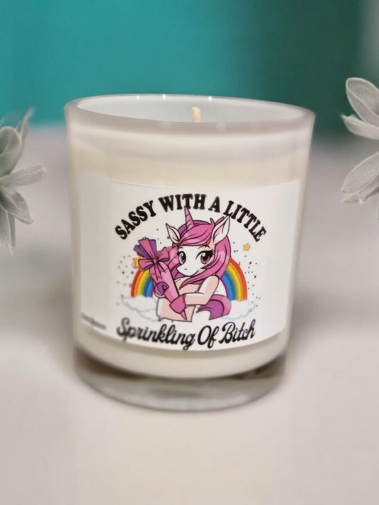 Sassy With A Sprinkling Of Bitch Candle