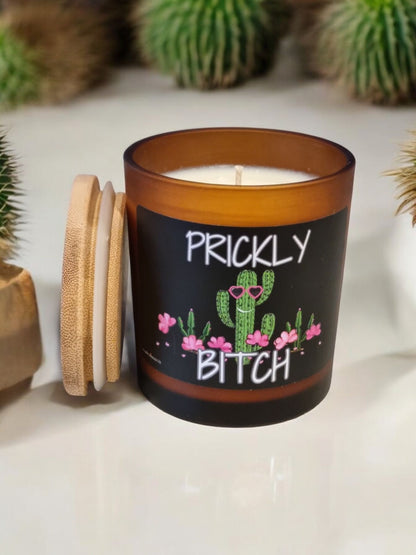 Prickly Bitch Funny Scented Candle