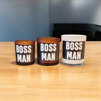 Boss Man Funny Scented Candle