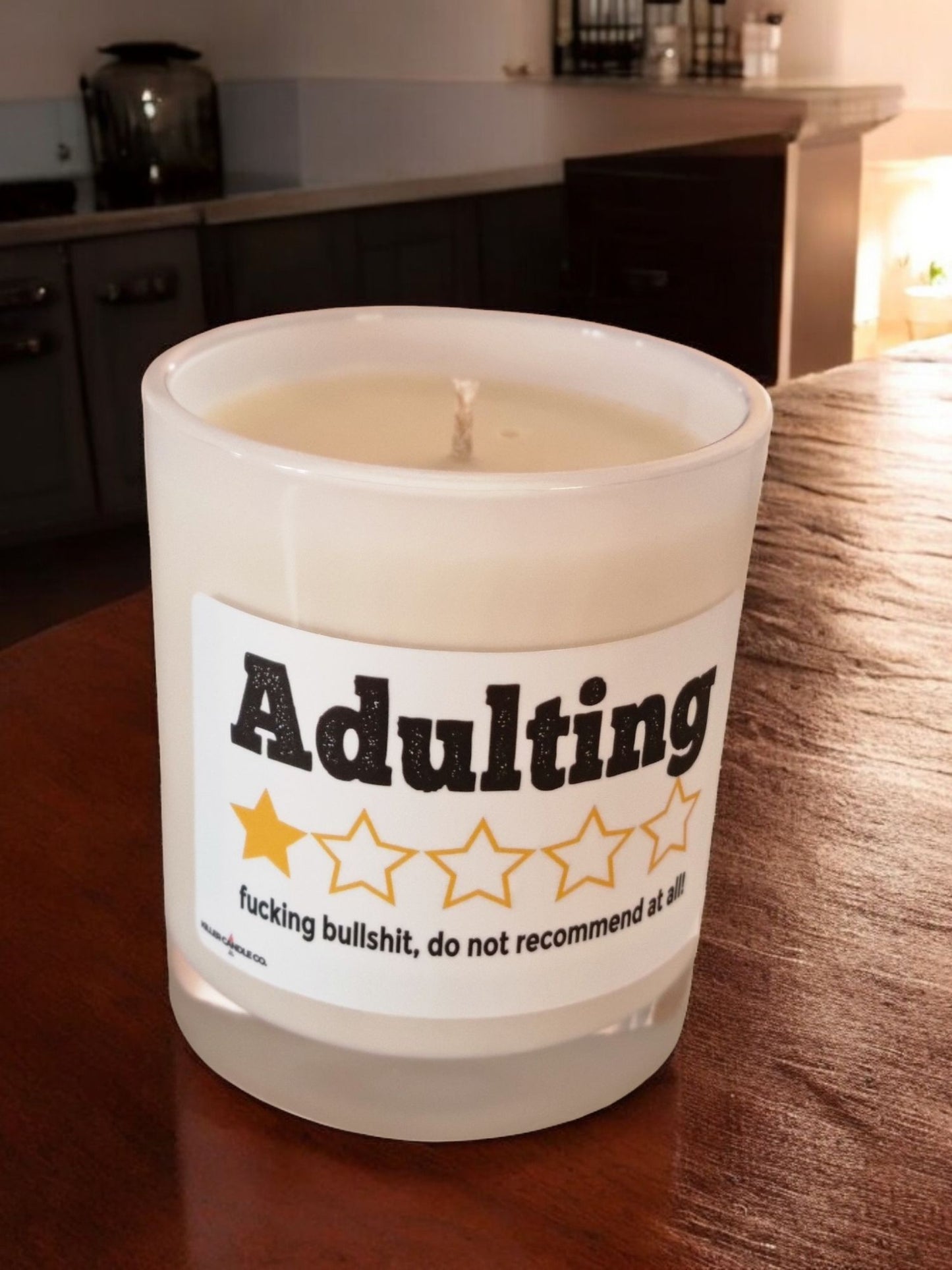 Adulting Fu*!king Bullshit Candle