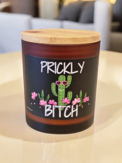 Prickly Bitch Funny Scented Candle