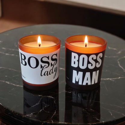 Boss Man Funny Scented Candle